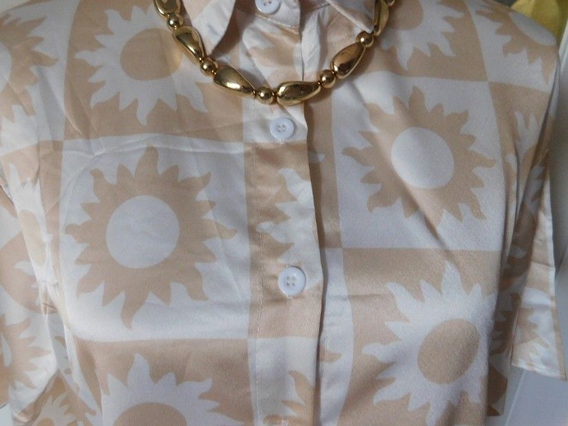Bluza noua, bumbac satinat, masura M
