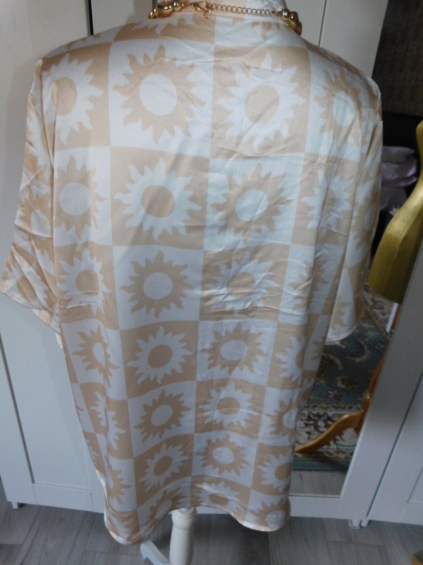 Bluza noua, bumbac satinat, masura M