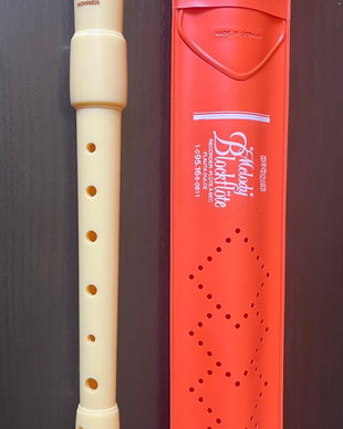 Flaut dulce sopran Hohner Melody original Germania husă inclusă din anii 80-90