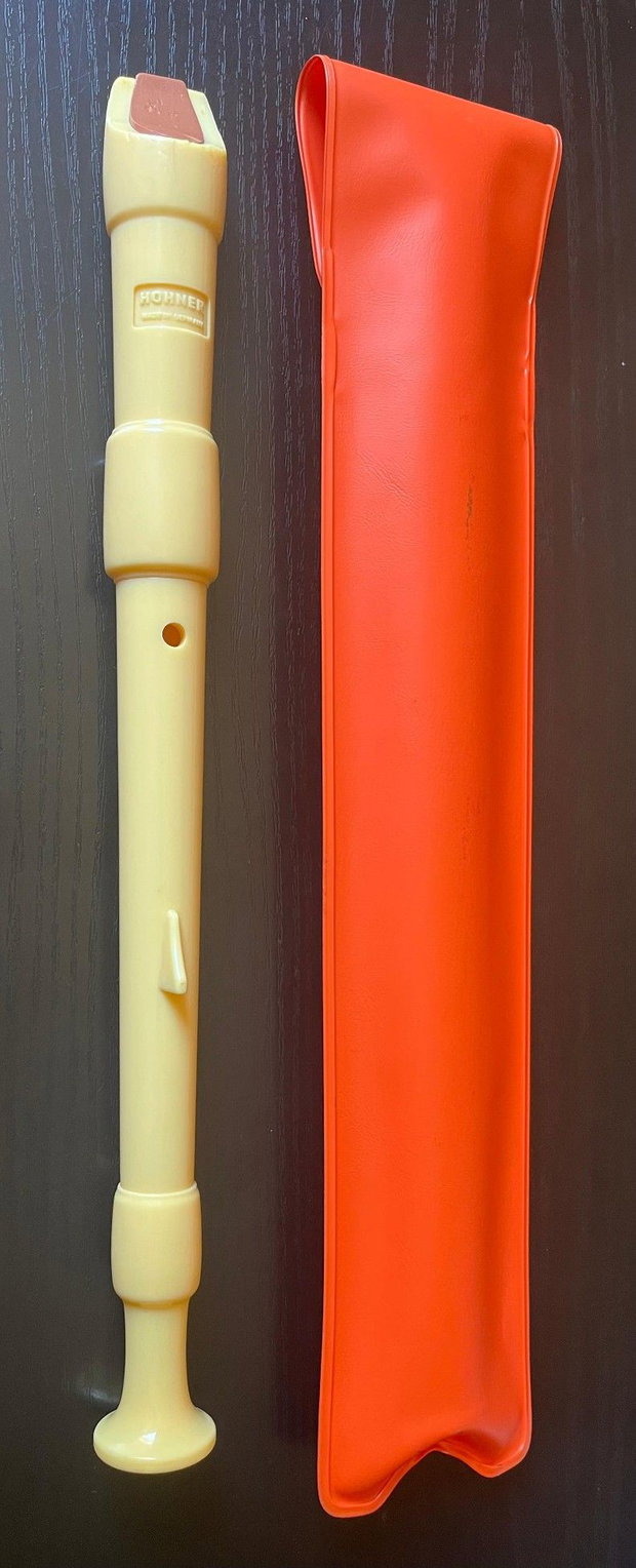 Flaut dulce sopran Hohner Melody original Germania husă inclusă din anii 80-90