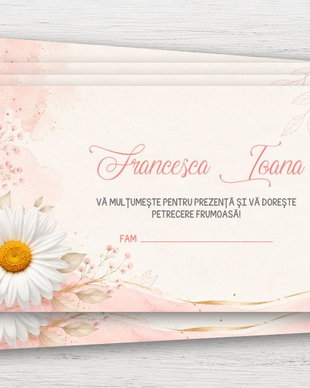 Plicuri bani botez  fetițe Margarete