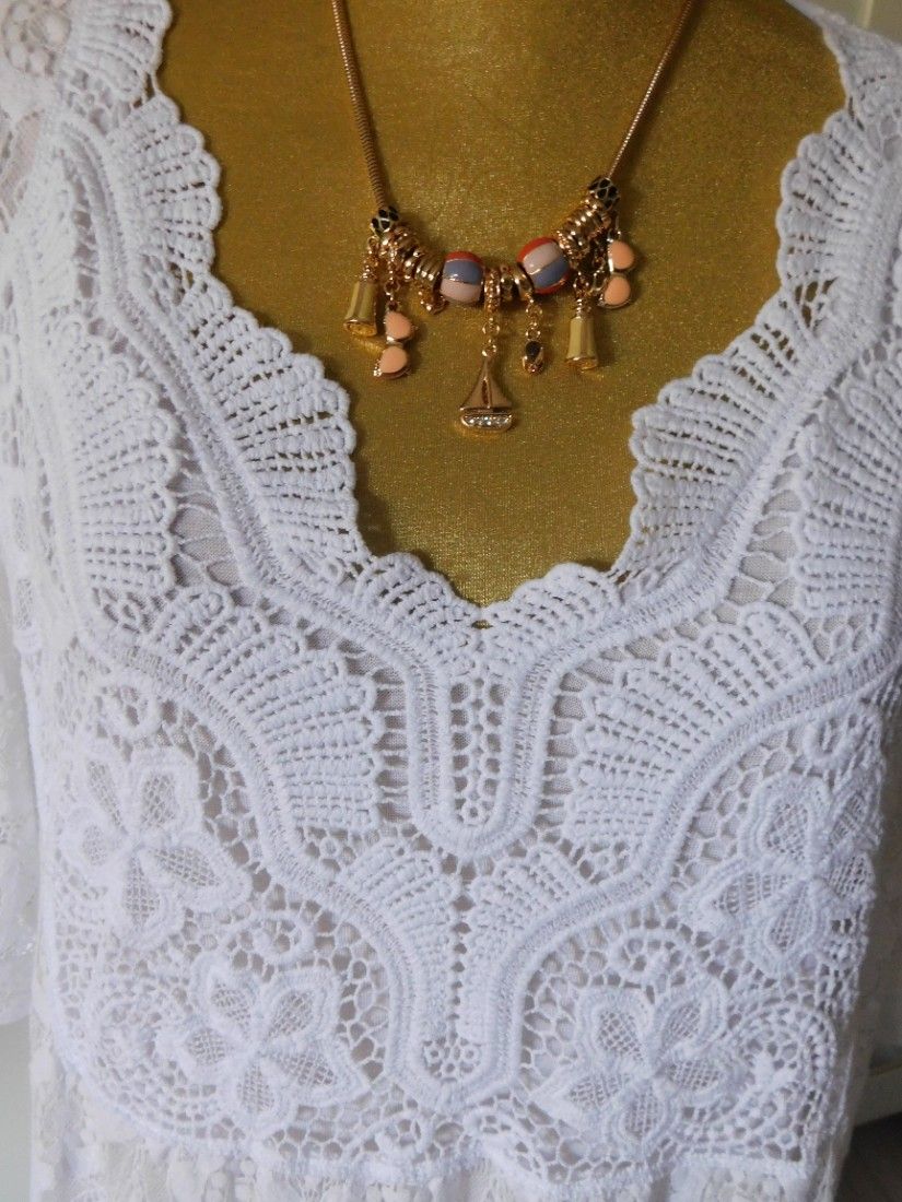 Rochie noua dantela, Italia masura 50 - 52 , superba