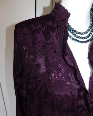 ULLA POPKEN LUXURY, bluza brocart foarte eleganta , 50 - 52
