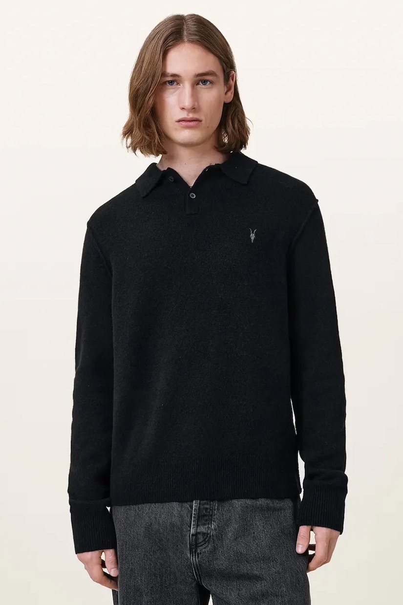 AllSaints pulover pentru bărbați cu vâscoză STATTEN