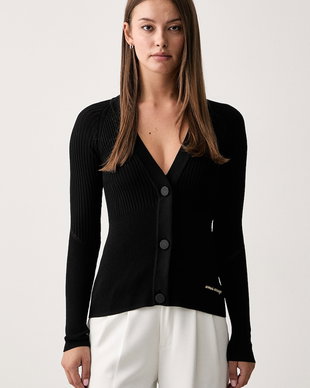 Armani Exchange cardigan pentru femei cu vâscoză