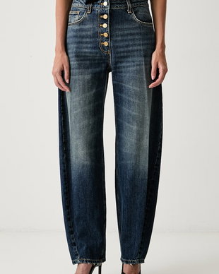 Elisabetta Franchi blugi relaxed fit pentru femei