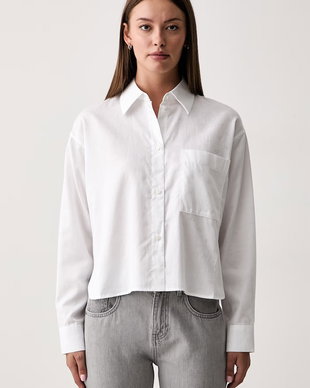 Armani Exchange cămașă de damă din bumbac