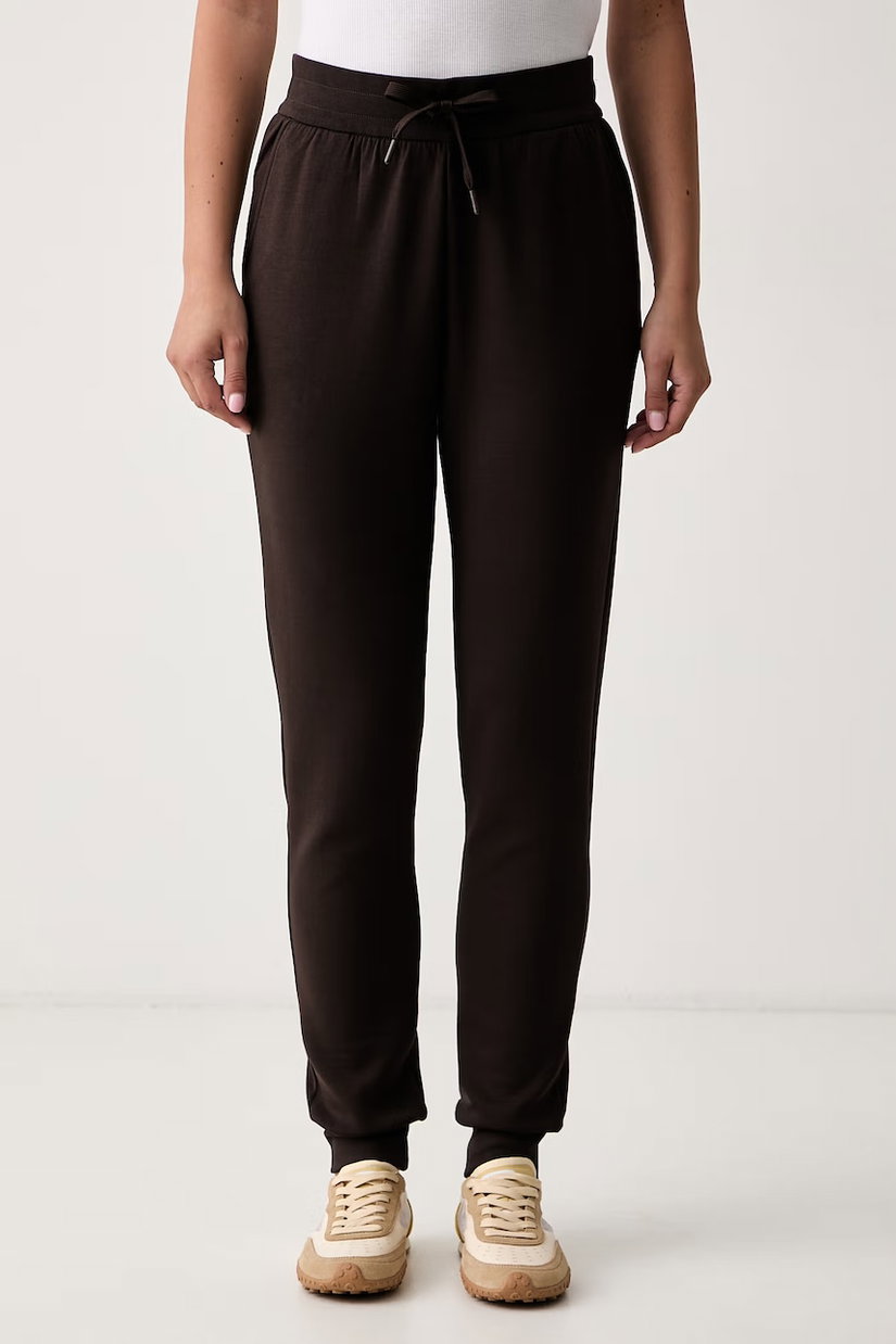 Armani Exchange pantaloni de trening pentru femei cu bumbac