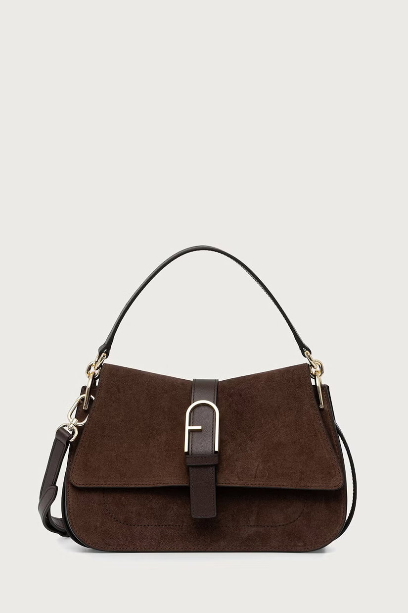 Furla geantă crossbody pentru femei din piele întoarsă