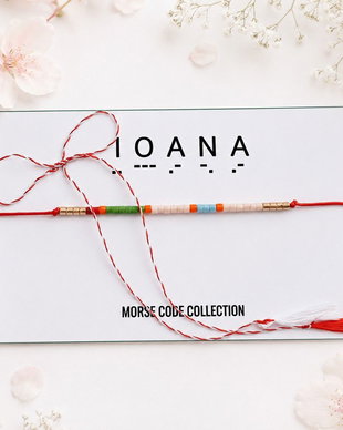 Bratara mesaj cod Morse IOANA