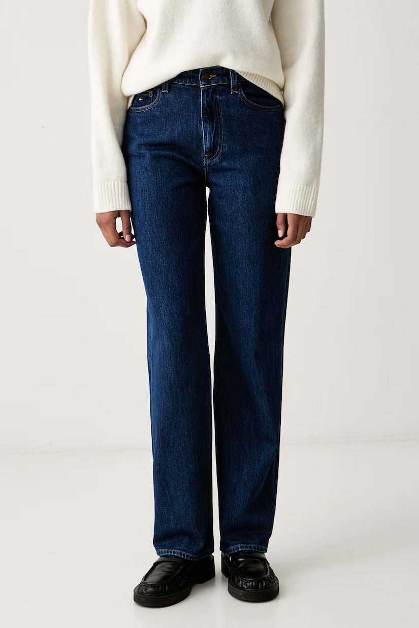 Tommy Jeans blugi straight pentru femei