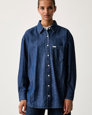 Guess Jeans cămașă de damă din bumbac