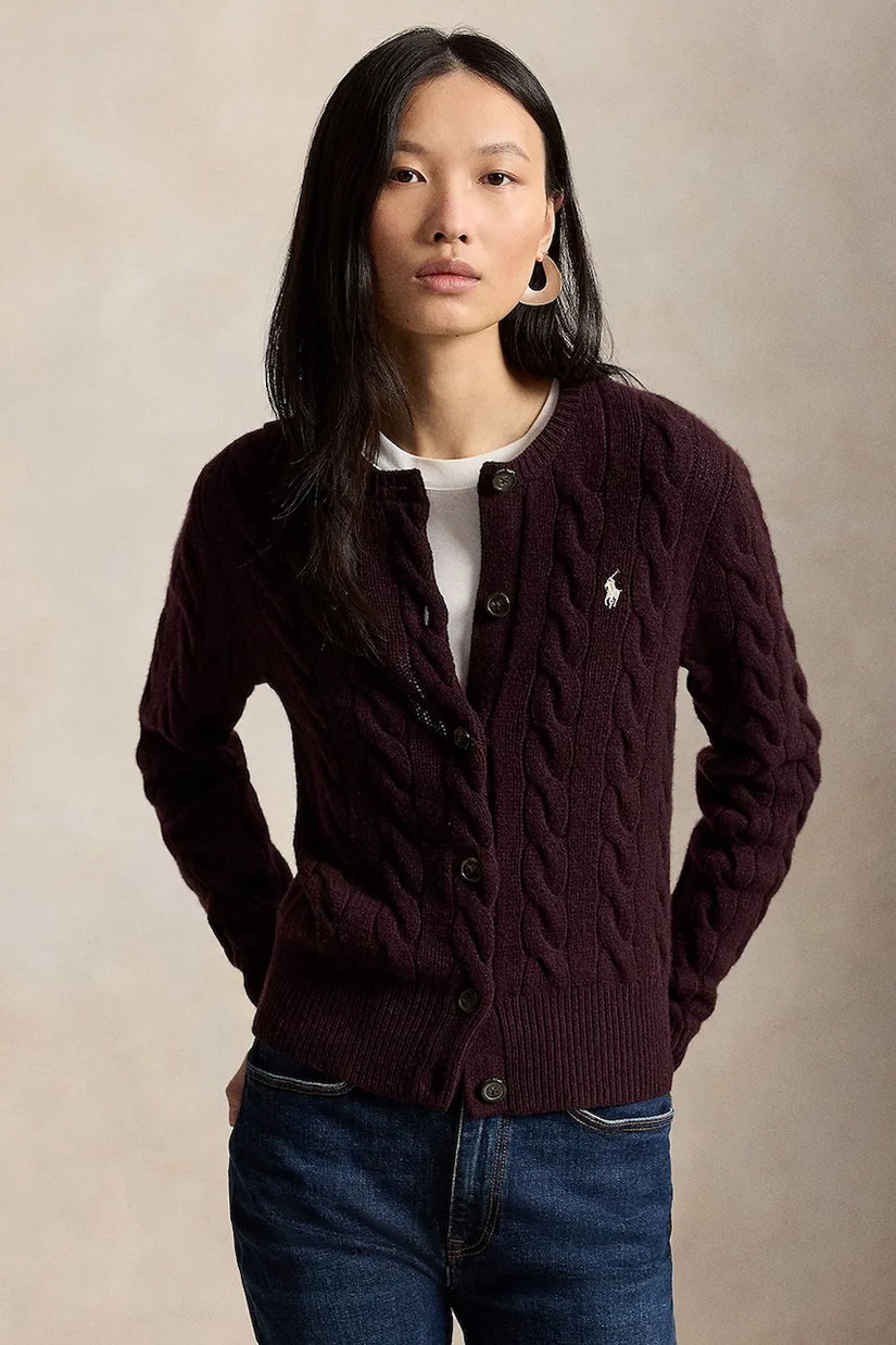 Polo Ralph Lauren cardigan pentru femei din lână