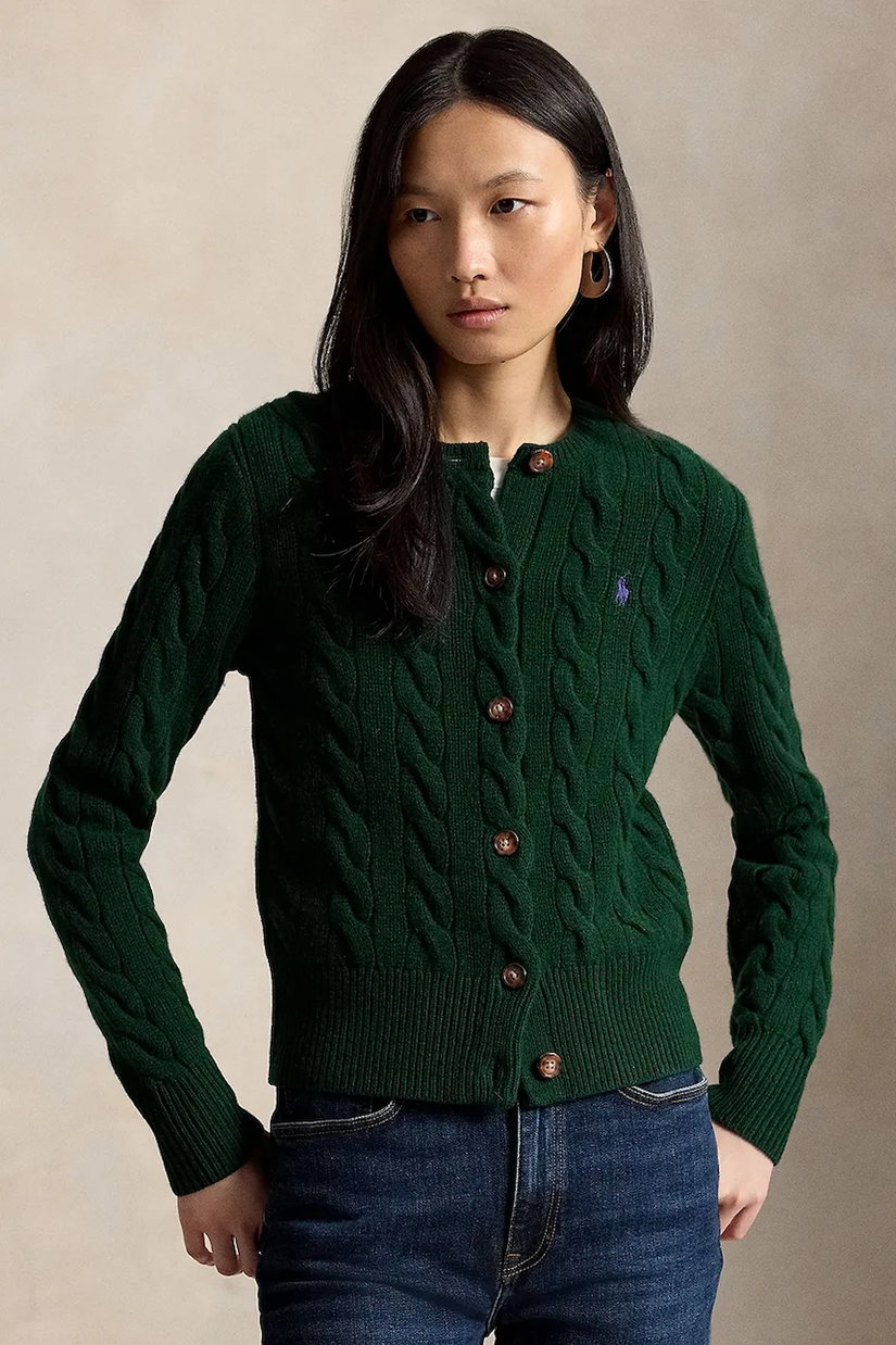 Polo Ralph Lauren cardigan pentru femei din lână