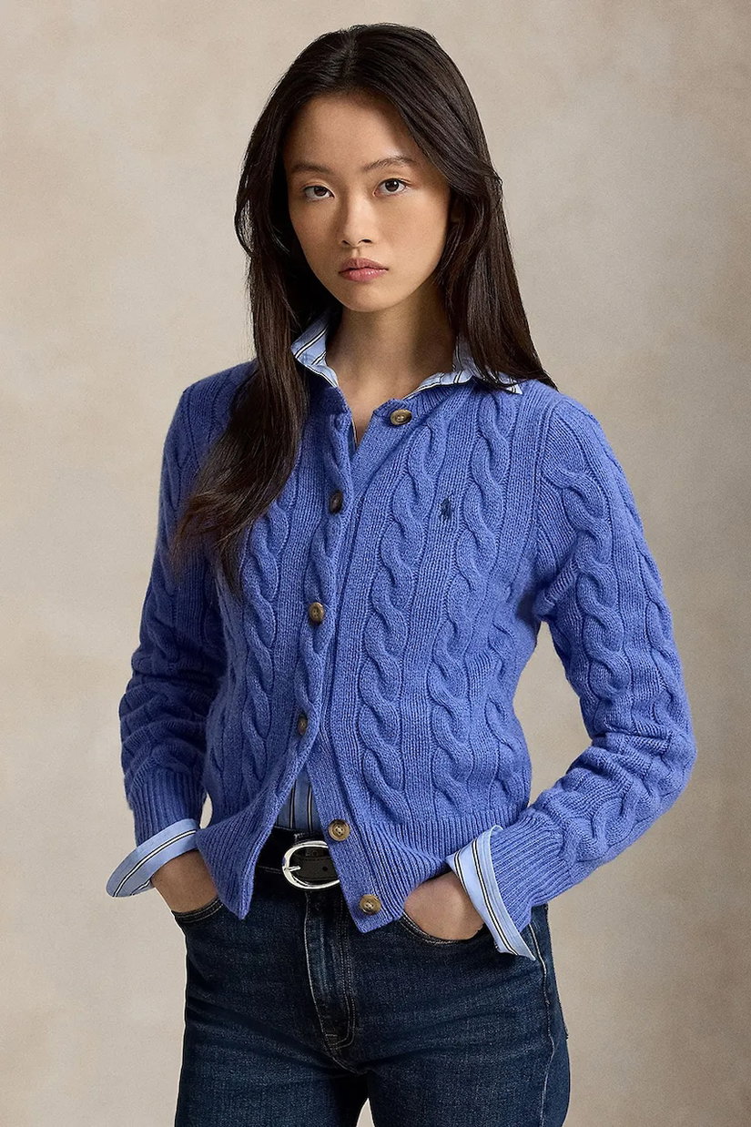 Polo Ralph Lauren cardigan pentru femei din lână