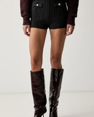 Twinset pantaloni scurți pentru femei cu vâscoză