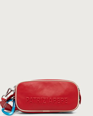 Patrizia Pepe geantă crossbody pentru femei din piele
