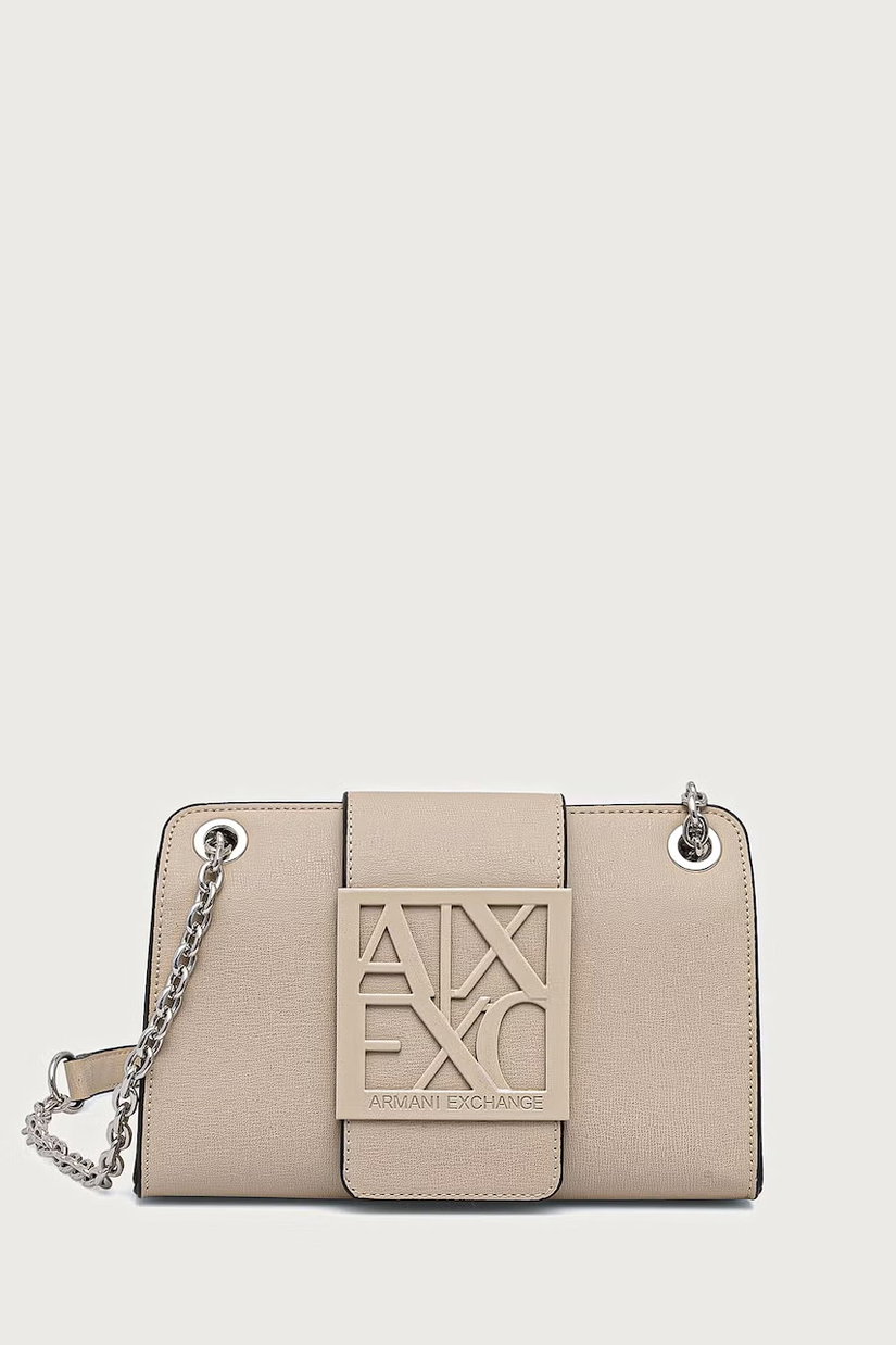 Armani Exchange geantă poștaș pentru femei cu imitație de piele