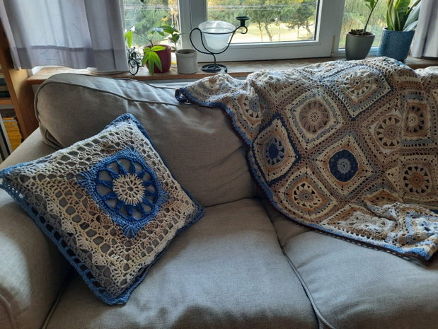 Pernă Decorativă Blue Star