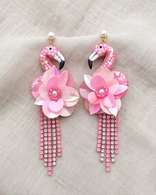 Cercei flamingo - Flamia