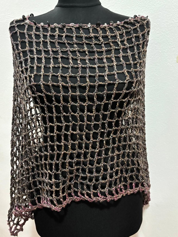 Poncho crosetat
