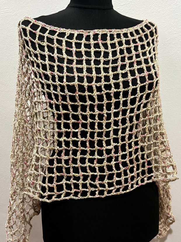 Poncho crosetat