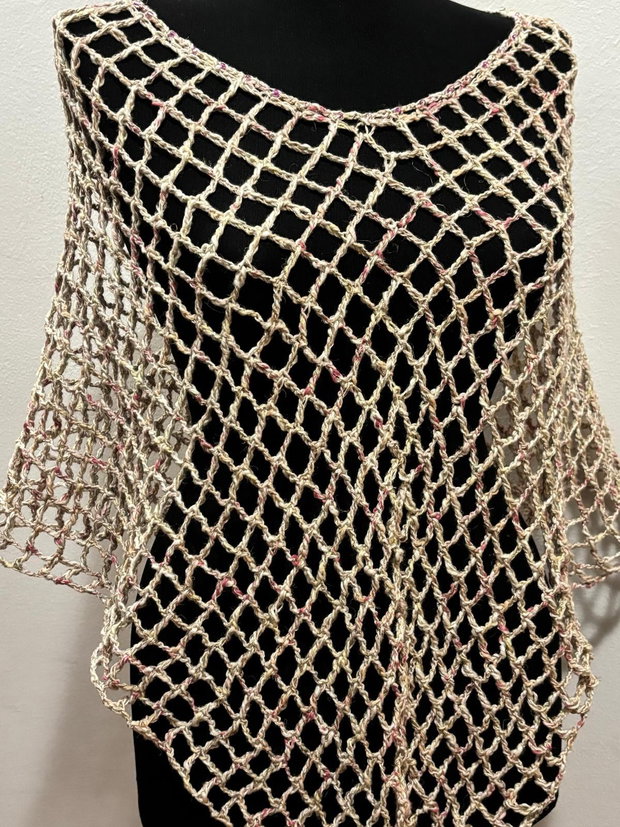 Poncho crosetat