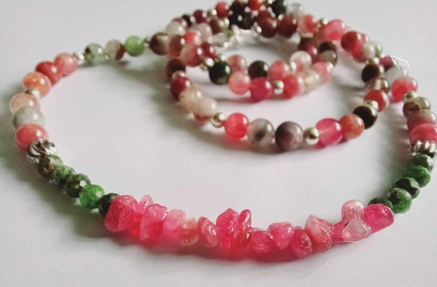 Turmalina Rainbow - Rubelite - Diopsid