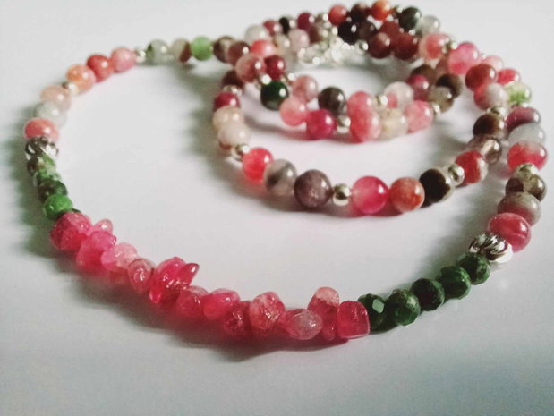 Turmalina Rainbow - Rubelite - Diopsid