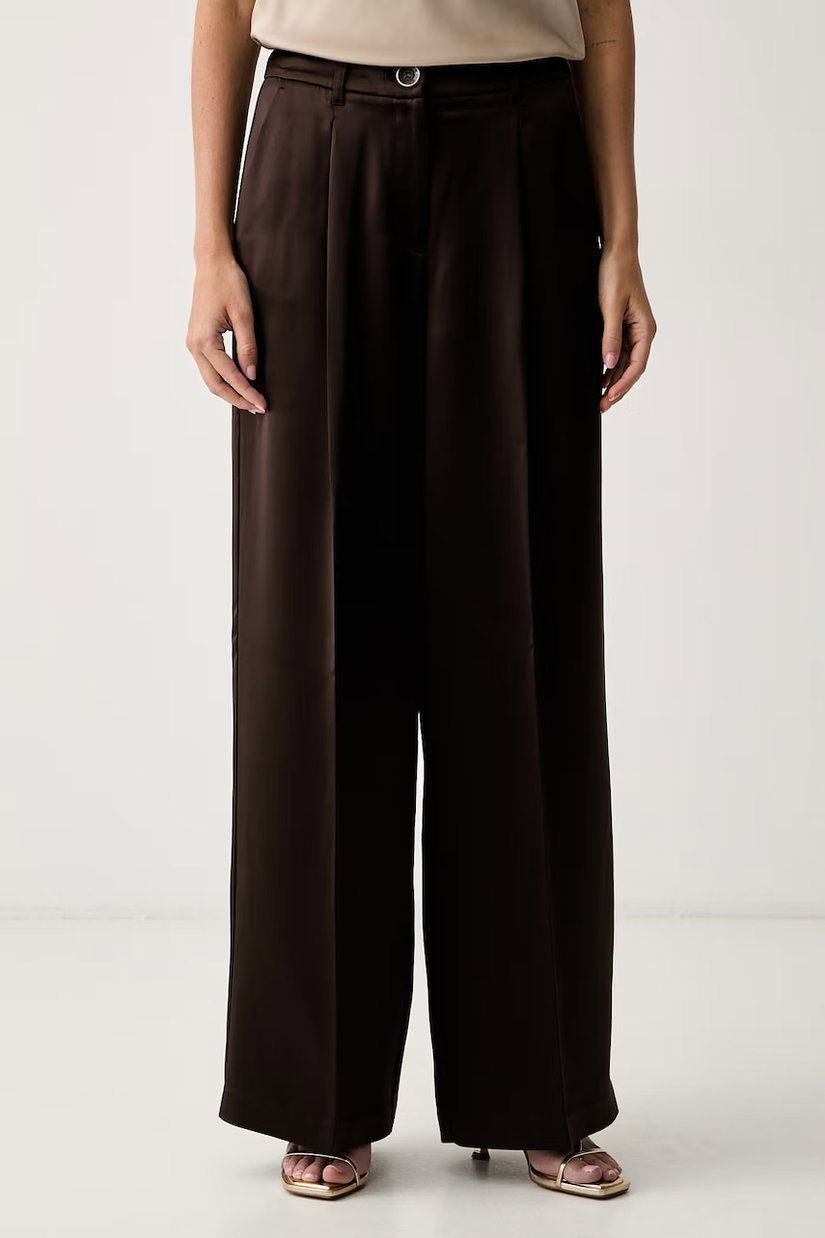 Guess pantaloni de costum pentru femei cu acetat FLORA