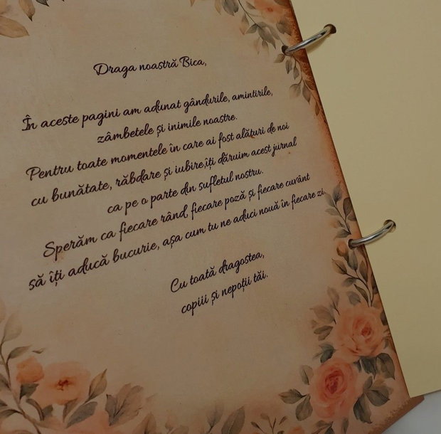 Album personalizat pentru bunică | Cadou handmade