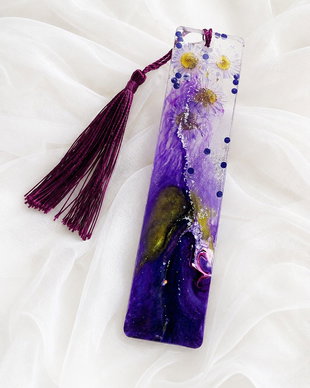 Semn carte rasina -flori 02322