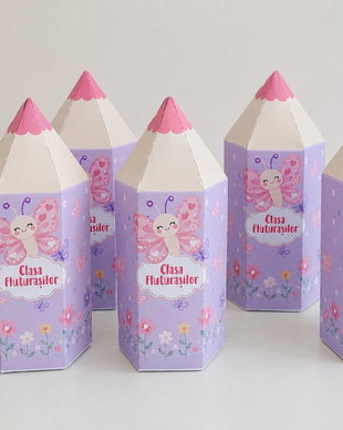 Cutii surpriză Clasa Fluturașilor/Cadou pentru școlari