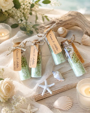 Mărturii nuntă tematică marină, nuanță olive | Kandor Special Gifts
