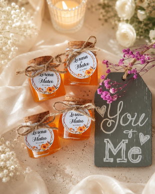 Mărturii nuntă "borcănașe cu răsfăț", Kandor Special Gifts