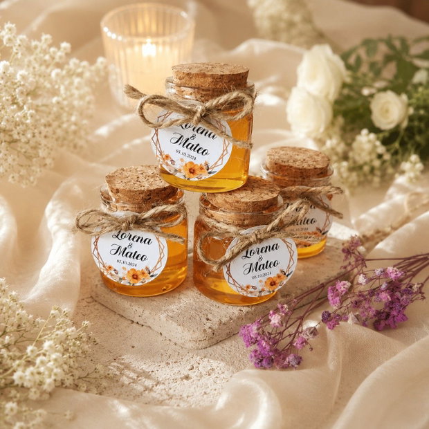 Mărturii nuntă "borcănașe cu răsfăț", Kandor Special Gifts