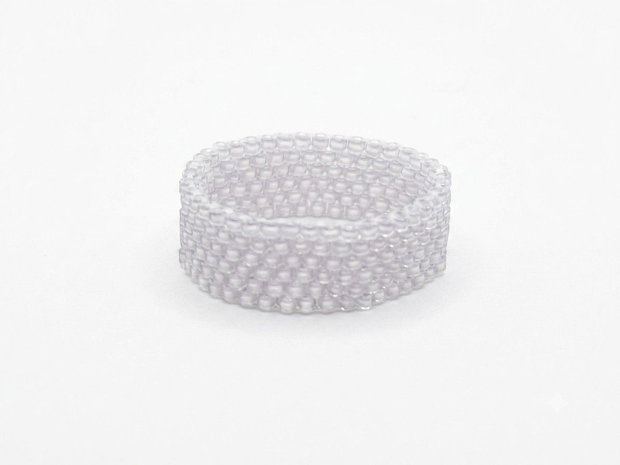 Inel Miyuki Soft Lavender