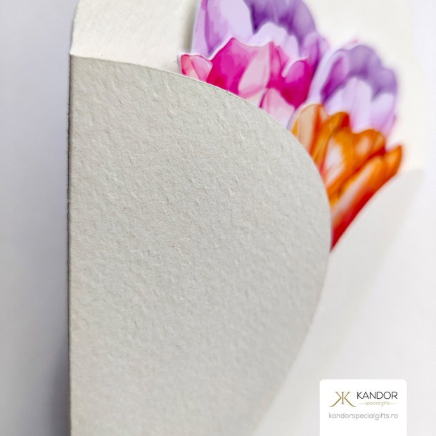 Felicitare model floral 3D - Kandor Specia Gifts