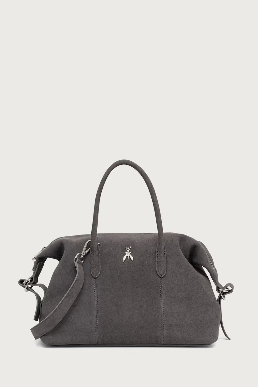 Patrizia Pepe geantă crossbody pentru femei din piele întoarsă