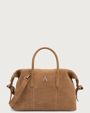 Patrizia Pepe geantă crossbody pentru femei din piele întoarsă
