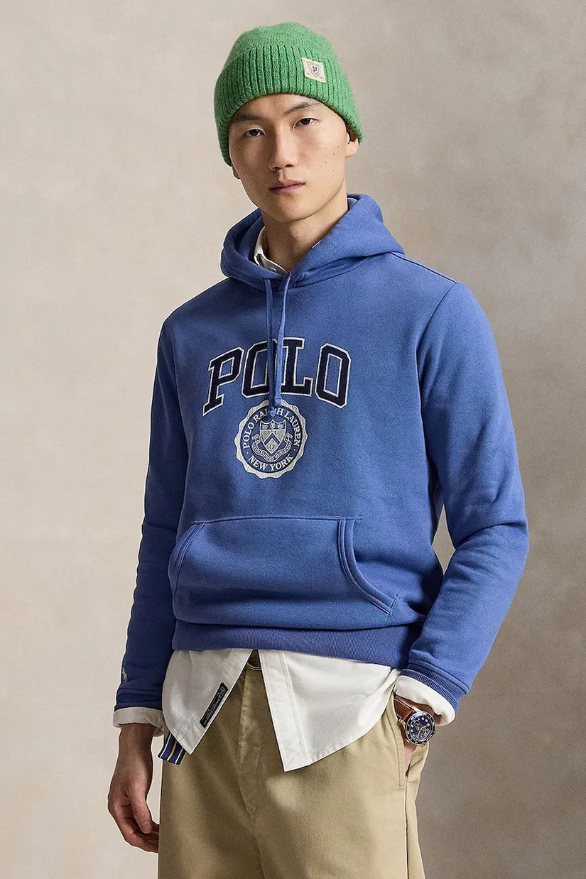 Polo Ralph Lauren hanorac cu glugă pentru bărbați cu bumbac