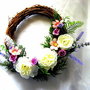 coronita decorata cu flori artificuale 52619