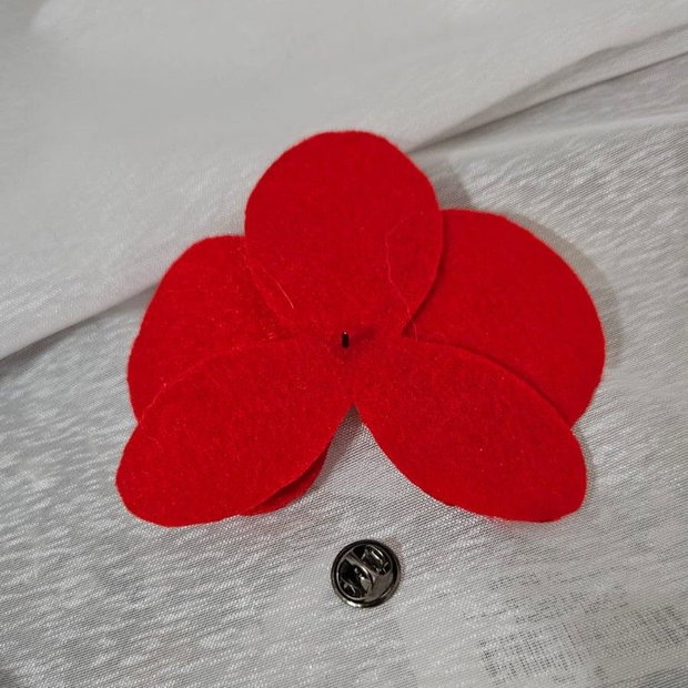 Brosa handmade ORHIDEE din Fetru / Paslă