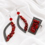 Set bijuterii- Coral rosu 02327