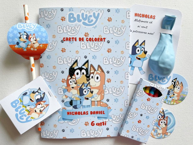 Set școlar personalizat Bluey