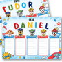 Orar școlar Paw patrol personalizat