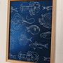Tablou ilustratie "Deep B L U E"