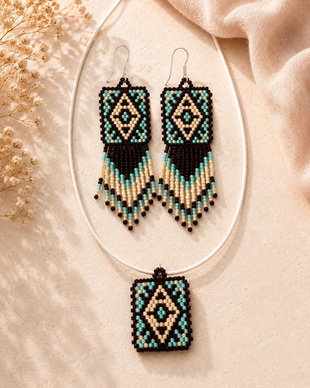 Set motiv indian