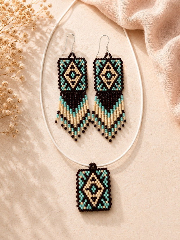 Set motiv indian