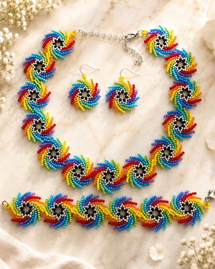 Set spirala colorat